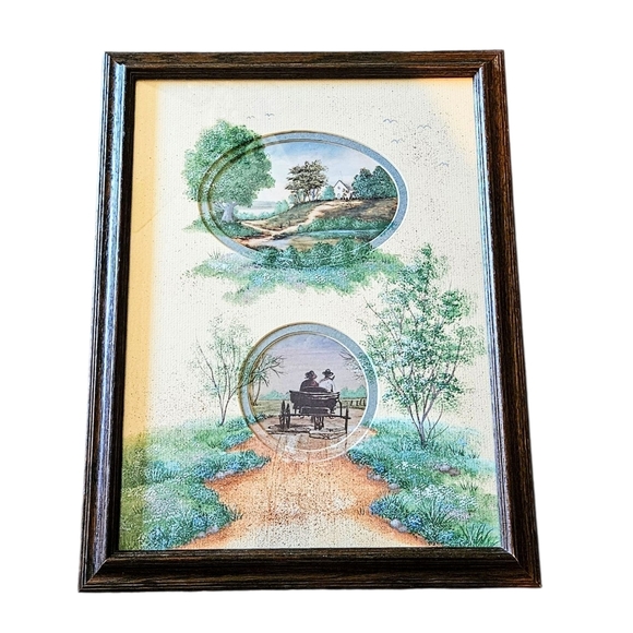 Vintage Beverly Gale Oil Painting Original Signed Dated 1991 Landscape 14x18.5 - Picture 1 of 11